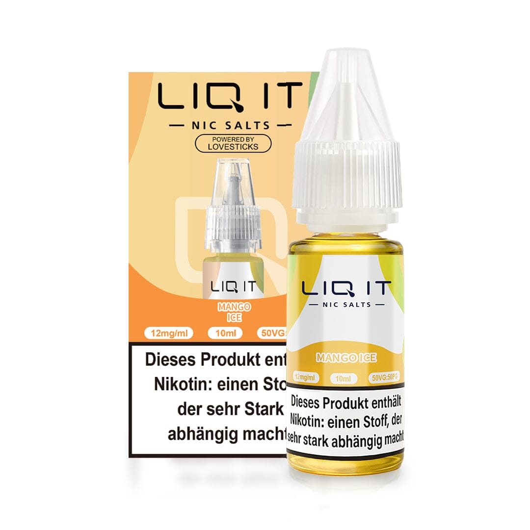 LIQ IT Mango Ice Liquid 12 mg, 10-ml-Flasche mit Faltschachtel