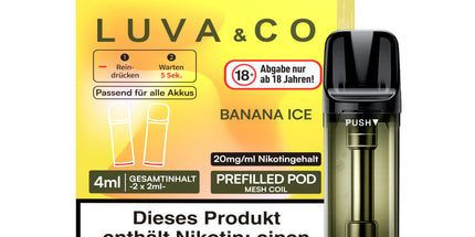 Luva & Co Prefilled Pod Banana Ice
