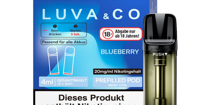 Luva & Co Prefilled Pod Blueberry