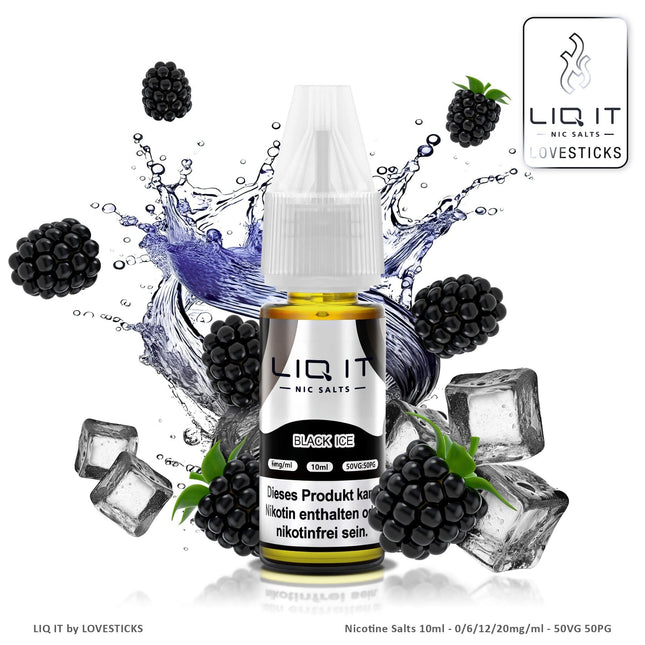 LIQIT - BLACK ICE 0mg (9244511011153) (9244733768017) (9244763619665) (9244647981393)