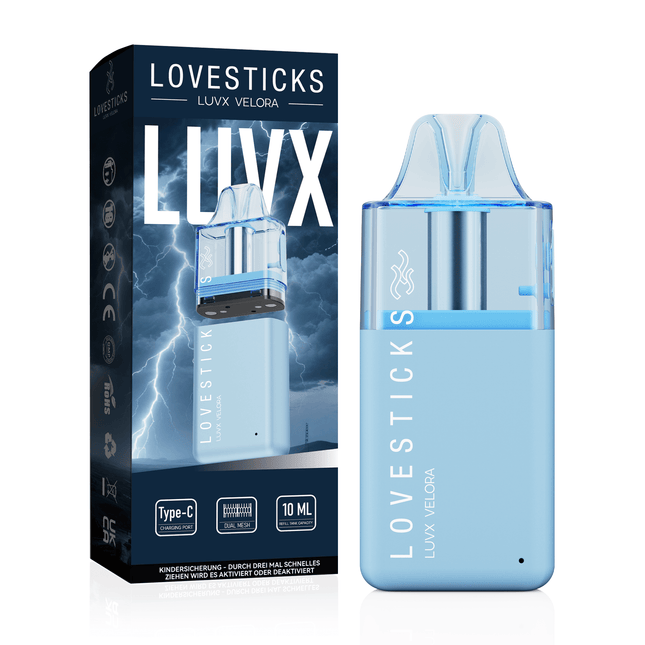 LUVX VELORA Pod Kit 10ml - Refill - Blue