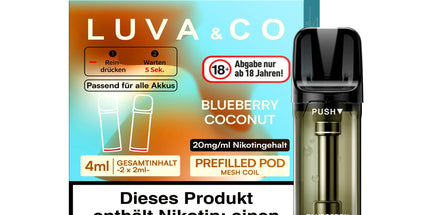 Luva & Co Prefilled Pod Blueberry Coconut (10110757863761)