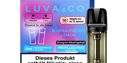 Luva & Co Prefilled Pod Blueraspberry Lemon (10110757110097)