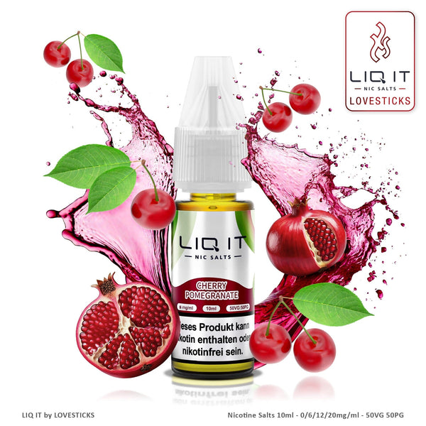 LIQIT Cherry Pomegranate Liquid, 10-ml-Flasche