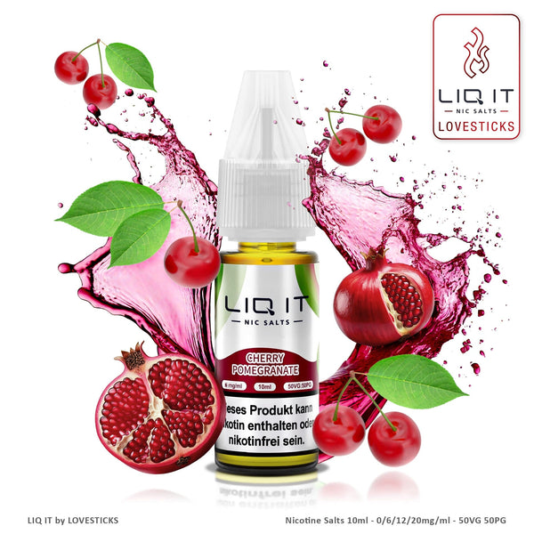 LIQIT Cherry Pomegranate Liquid 6 mg, 10-ml-Flasche