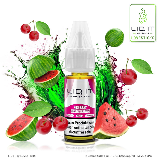 LIQIT - CHERRY WATERMELONE 0mg (9244567798097) (9244755099985) (9244779741521) (9244699754833)