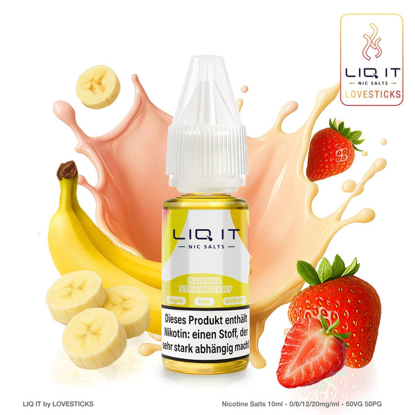LIQIT Banana Strawberry Liquid, 10-ml-Flasche