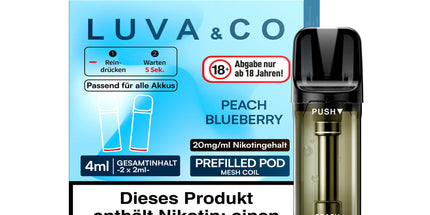 Luva & Co Prefilled Pod Peach Blueberry (10110757273937)