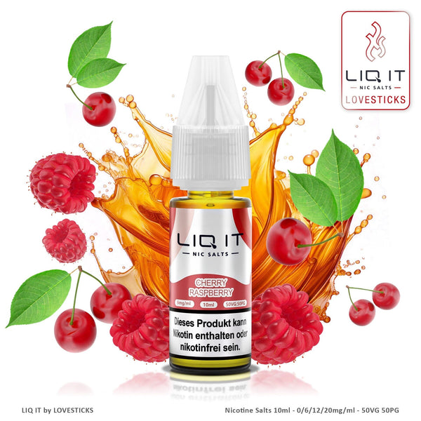 LIQIT Cherry Raspberry Liquid, 10-ml-Flasche