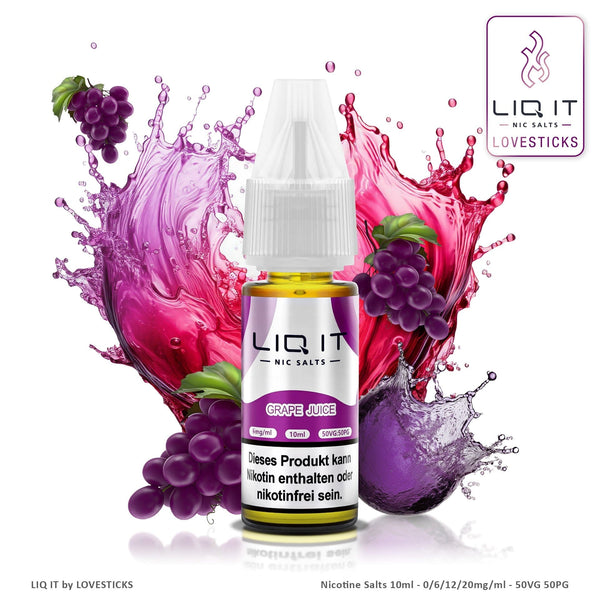 LIQIT Grape Juice Liquid, 10-ml-Flasche