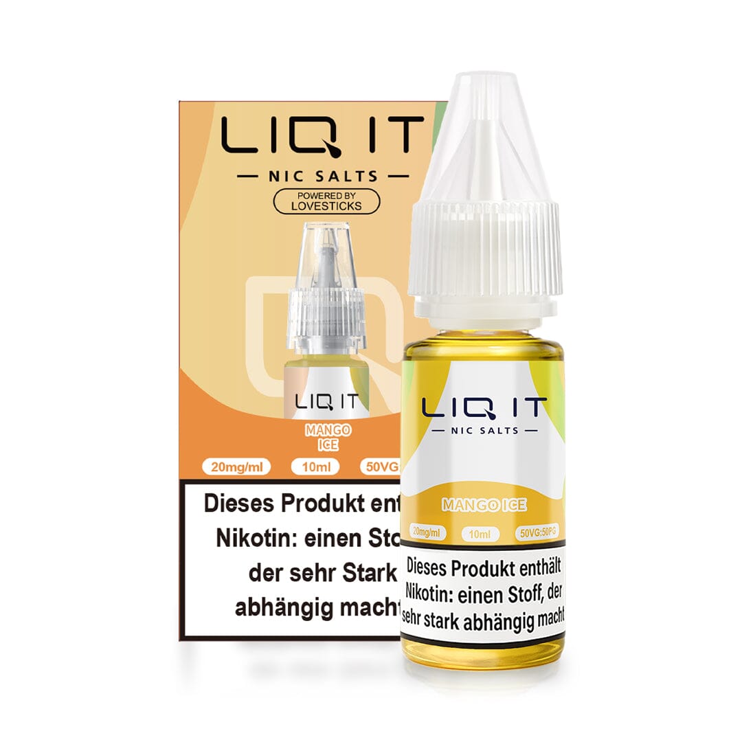 LIQ IT Mango Ice Liquid 20 mg, 10-ml-Flasche mit Faltschachtel