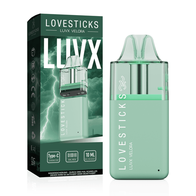 LUVX VELORA Pod Kit 10ml - Refill - Green - kurzfristiger Aktionspreis