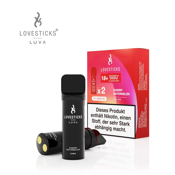 LUVA Pod Cherry Watermelon, 2 Pods à 2 ml mit Verpackung