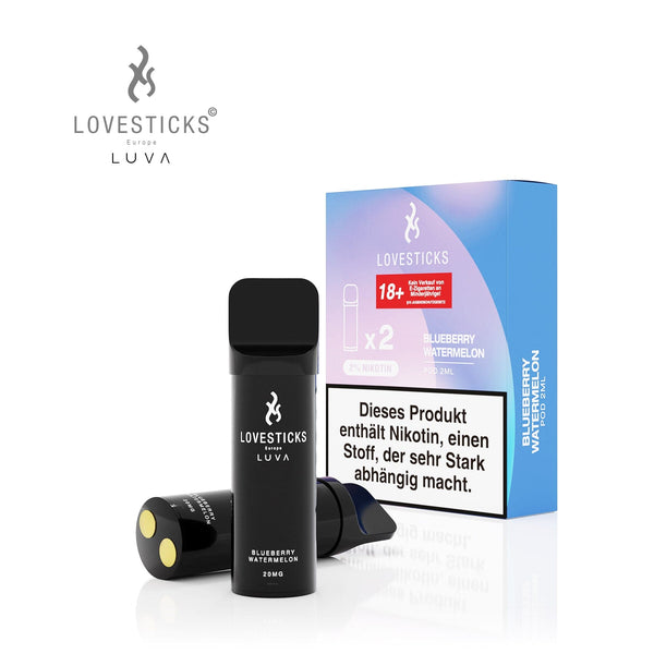LUVA Pod Blueberry Watermelon, 2 Pods à 2 ml mit Verpackung