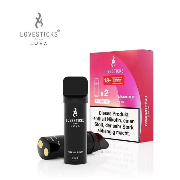 LUVA Pod Passion Fruit, 2 Pods à 2 ml mit Verpackung