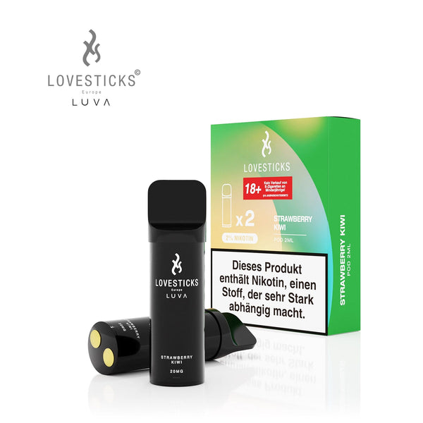 LUVA Pod Strawberry Kiwi, 2 Pods à 2 ml mit Verpackung