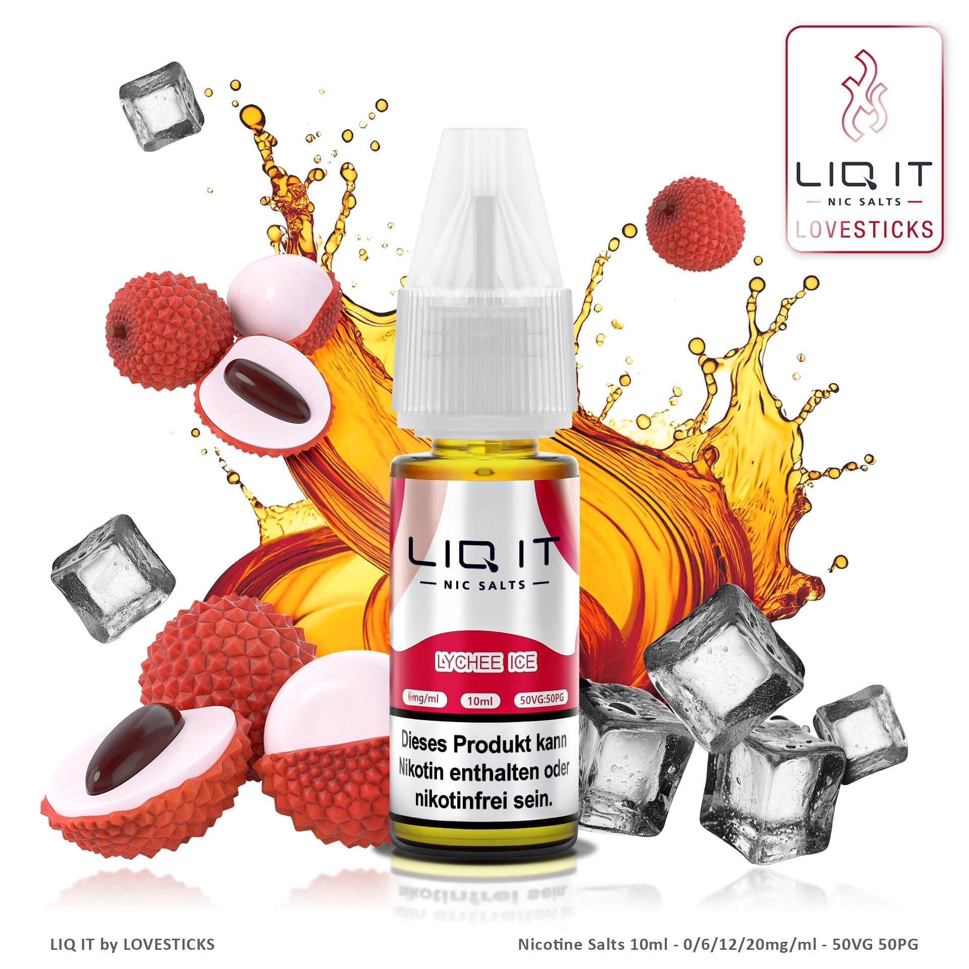 LIQIT LIQ IT - LYCHEE ICE 0mg NIKOTINFREI Litschi LOVESTICKS LIQIT LIQ IT - LYCHEE ICE 0mg NIKOTINFREI Litschi LOVESTICKS