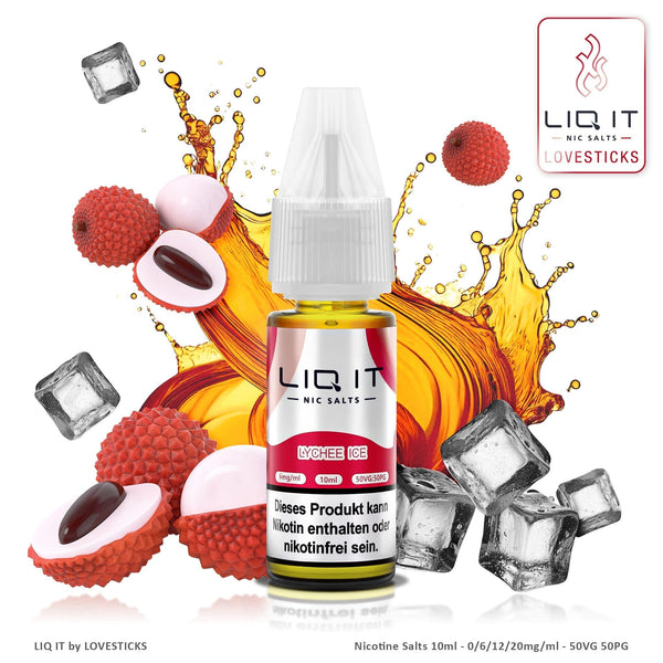 LIQIT Lychee Ice Liquid, 10-ml-Flasche