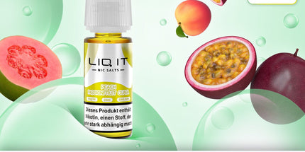 LIQIT - PEACH PASSIONFRUIT GUAVE 0mg (9244596371793) (9244720070993) (9244760015185) (9244784492881)