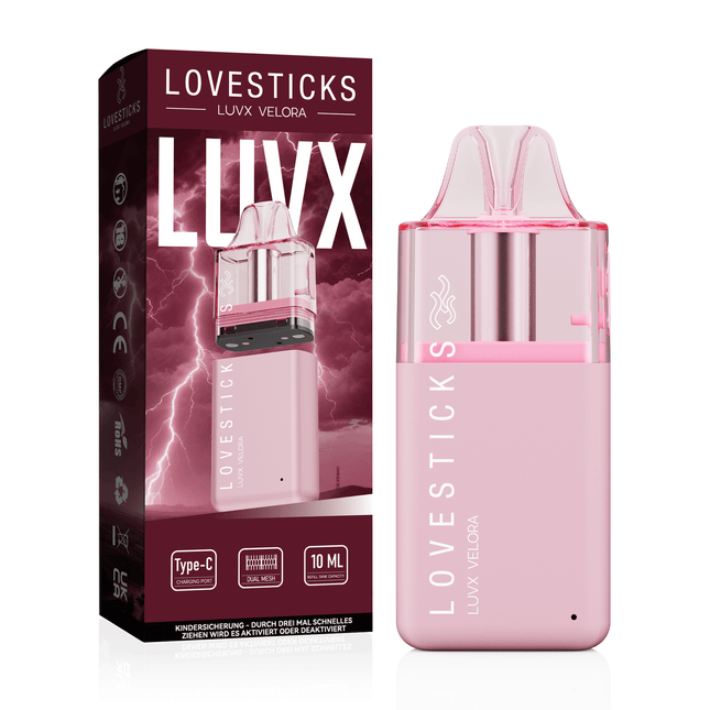 LUVX VELORA Pod Kit 10ml - Refill - Pink