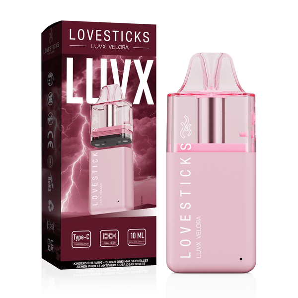 LUVX Velora Pod Kit Pink, Pod Kit
