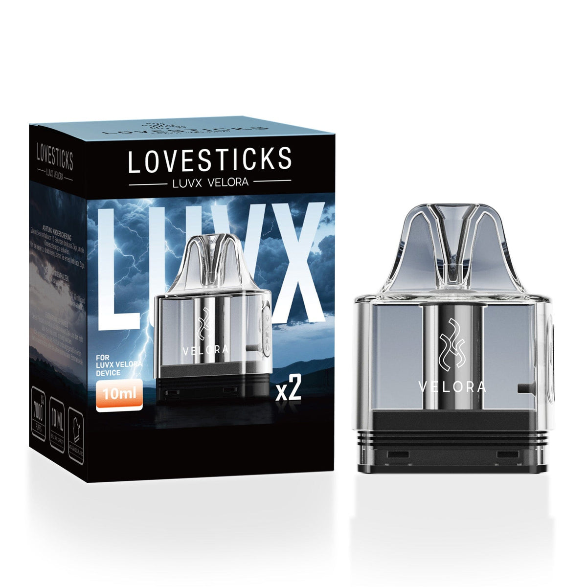 LUVX Velora Pod 10 ml, 2 Pods mit Verpackung
