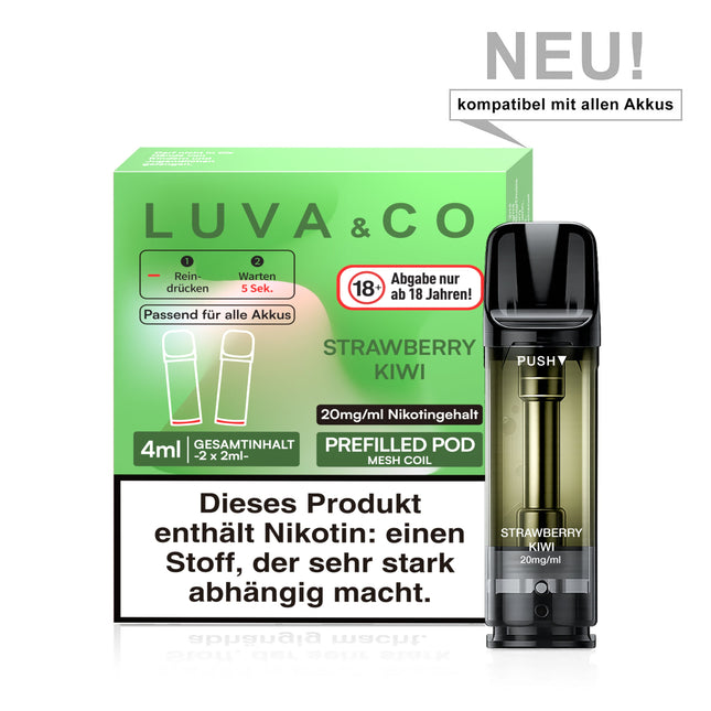 Luva & Co Prefilled Pod Strawberry Kiwi