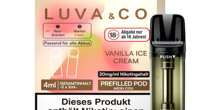 Luva & Co Prefilled Pod Vanilla Ice Cream