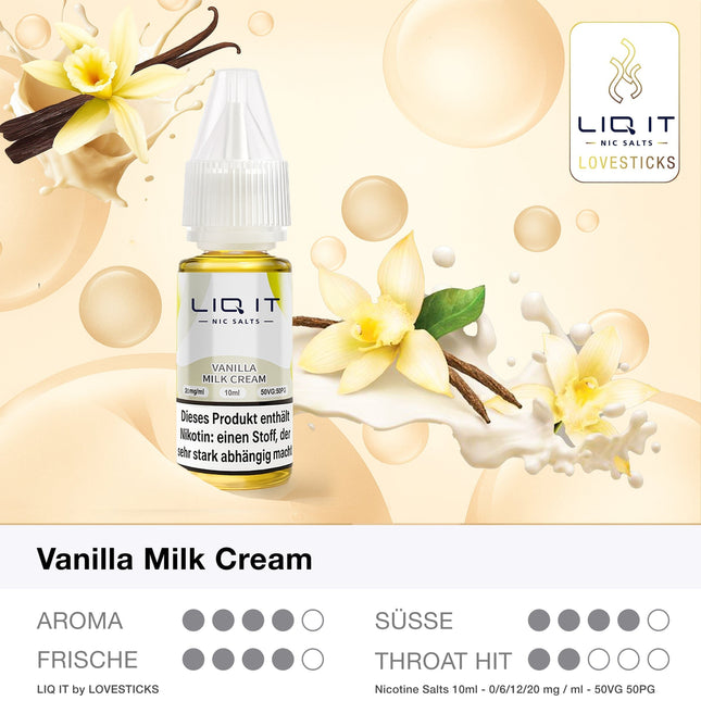 LIQIT - VANILLA MILK CREAM 12mg/ml