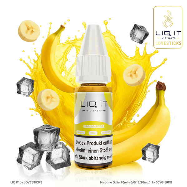 LIQIT Banana Ice Liquid, 10-ml-Flasche