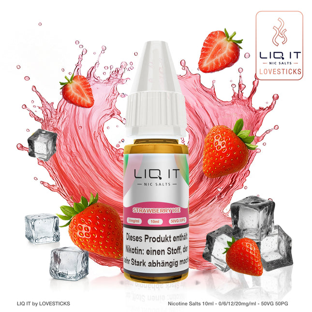 LIQIT - STRAWBERRY ICE 0mg/ml (nikotinfrei)