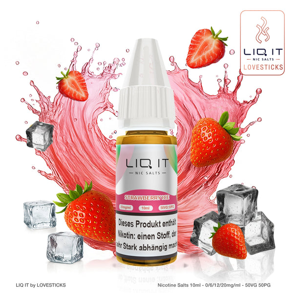 LIQIT Strawberry Ice Liquid, 10-ml-Flasche