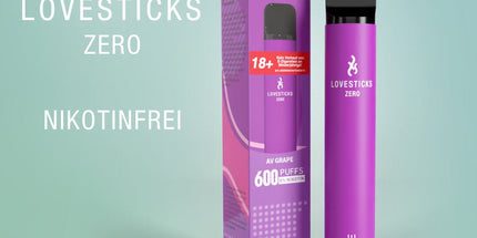 LOVESTICKS ZERO NIKOTINFREI – AV GRAPES E-ZIGARETTE (8125161242919)