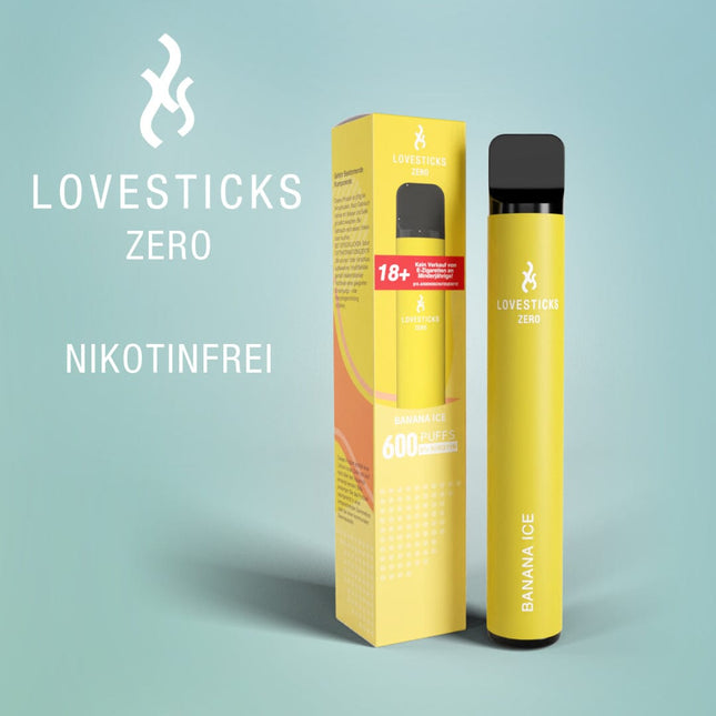 LOVESTICKS ZERO NIKOTINFREI – BANANA ICE E-ZIGARETTE (8125161373991)
