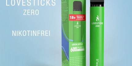 LOVESTICKS ZERO NIKOTINFREI – GREEN APPLE E-ZIGARETTE (8125161832743)
