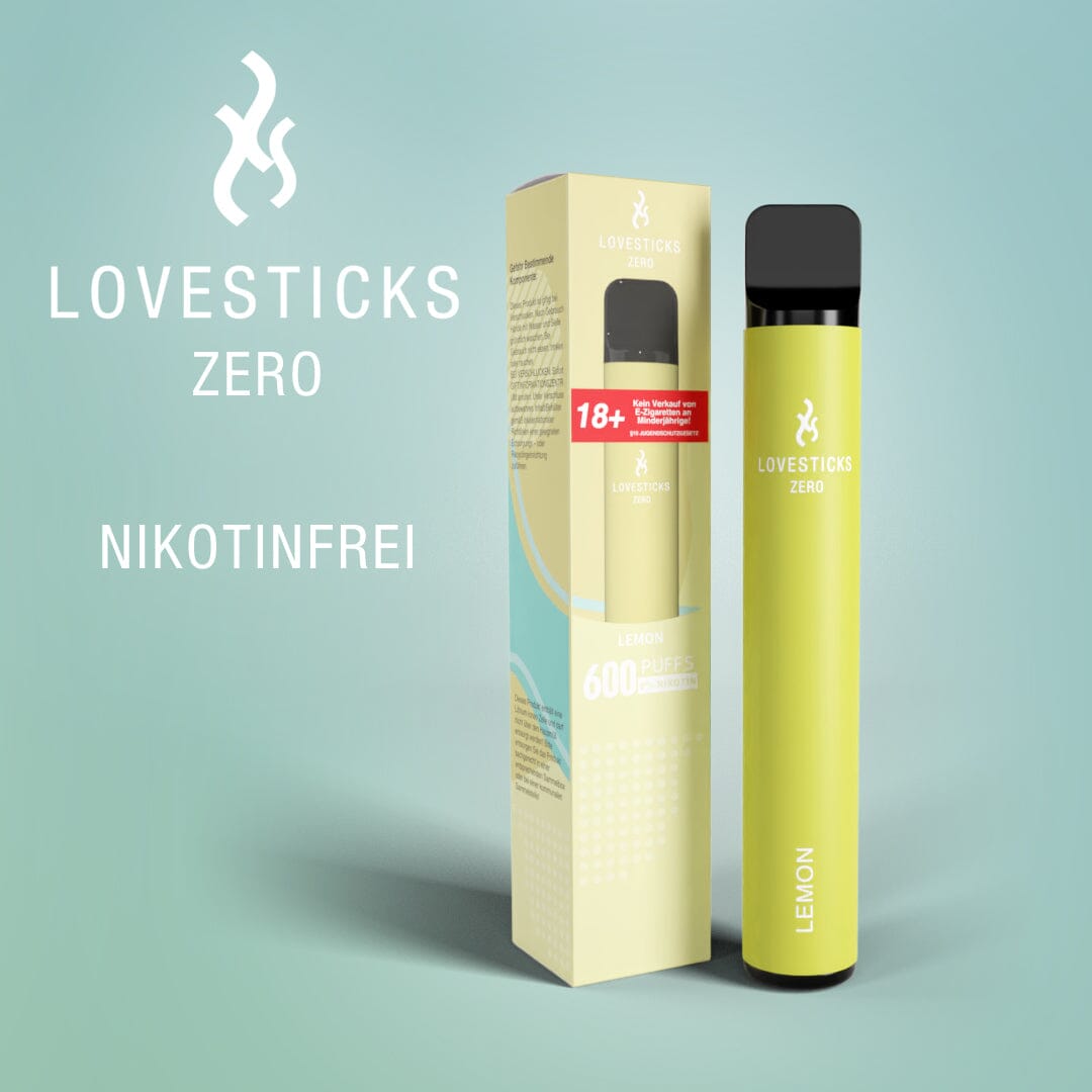 LOVESTICKS ZERO NIKOTINFREI LEMON EZIGARETTE