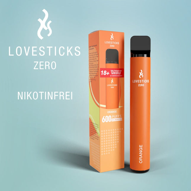 LOVESTICKS ZERO NIKOTINFREI – ORANGE E-ZIGARETTE (8125162225959)