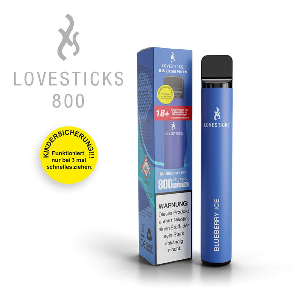 LOVESTICKS 800 Blueberry Ice