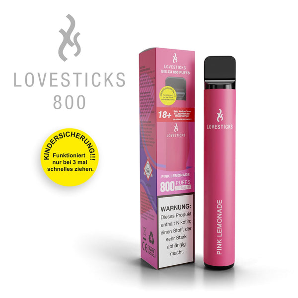LOVESTICKS 800 Pink Lemonade