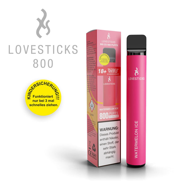 LOVESTICKS 800 Watermelon Ice